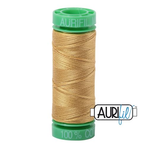 Aurifil Mako 40 kleur 2920 Light Brass 150 meter Cotton