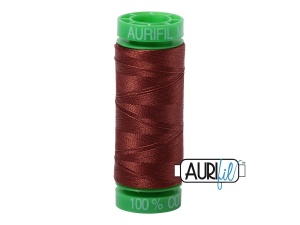 Aurifil Mako 40 kleur 4012 Copper Brown 150 meter Cotton