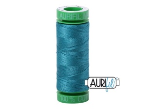 Aurifil Mako 40 kleur 4182 Dark Turquoise 150 meter Cotton