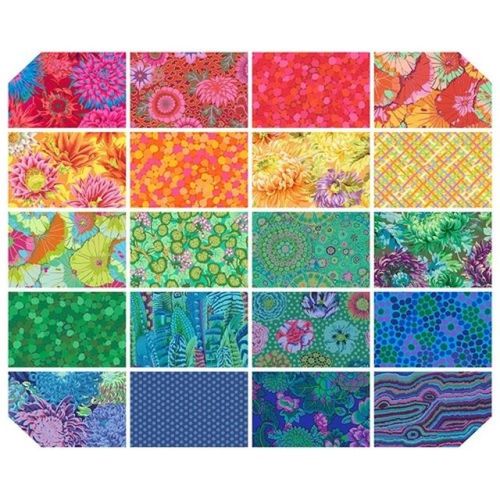 Quiltstof Design Roll Rainbow (40 st) Kaffe Fasset Classic Plus