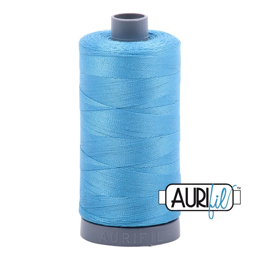 Aurifil Cotton Mako 28 kleur 1320 Bright Teal 750 meter