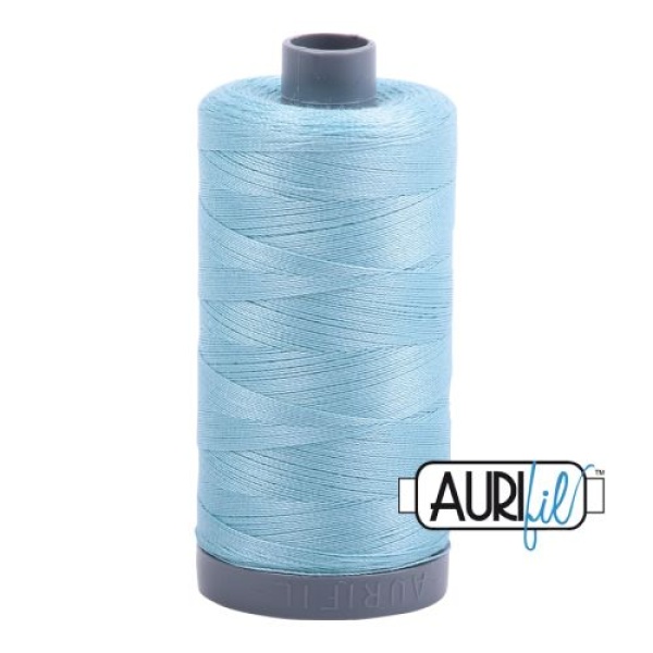 Aurifil Cotton Mako 28 kleur 2805 Light Grey Turquoise 750 meter