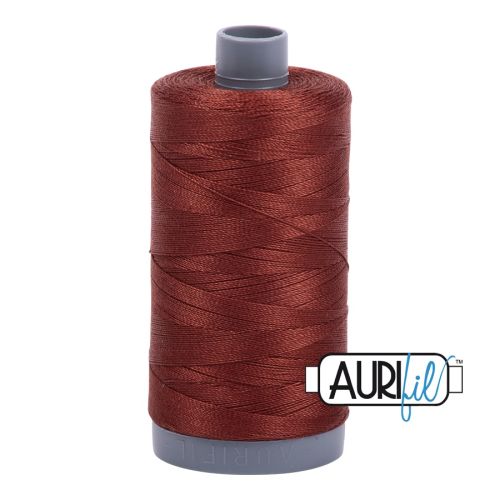 Aurifil Cotton Mako 28 kleur 4012 Copper Brown 750 meter