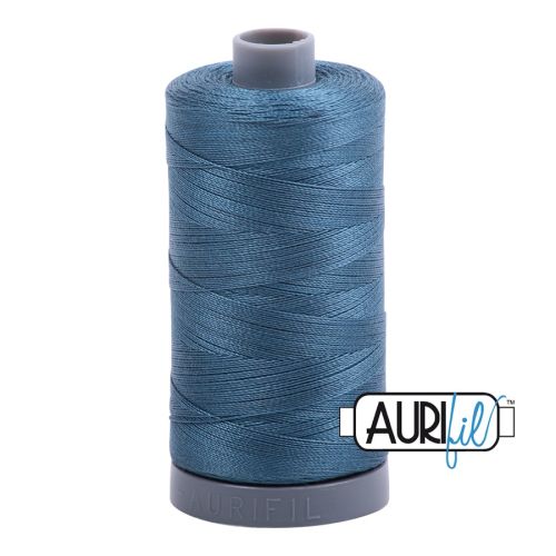 Aurifil Cotton Mako 28 kleur 4644 Smoke Blue 750 meter