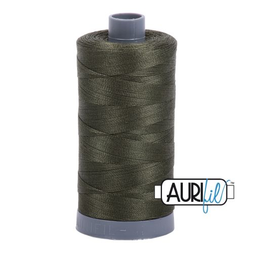 Aurifil Cotton Mako 28 kleur 5012 Dark Green 750 meter
