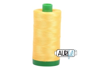 Aurifil Cotton Mako 40 kleur 1135 Pale Yellow 1000 meter