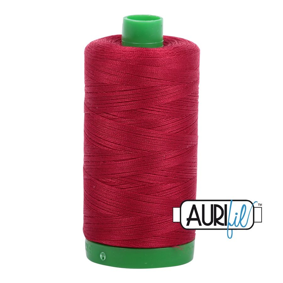 Aurifil Cotton Mako 40 kleur 2260 Red Wine 1000 meter