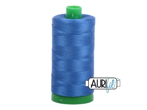 Aurifil Cotton Mako 40 kleur 2730 Delft Blue 1000 meter