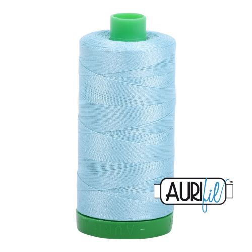 Aurifil Cotton Mako 40 kleur 2805 Light Grey Turquoise 1000 meter