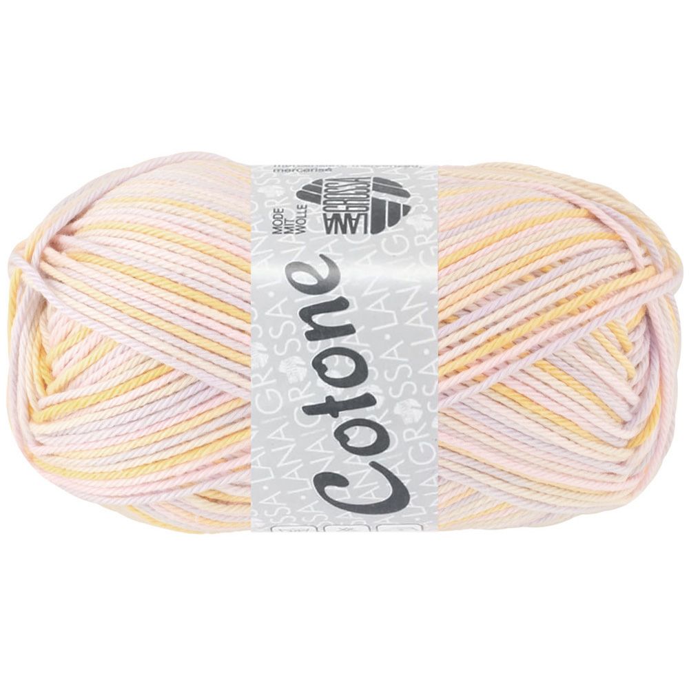 Lana Grossa Cotone Neon print vintage kleur 357