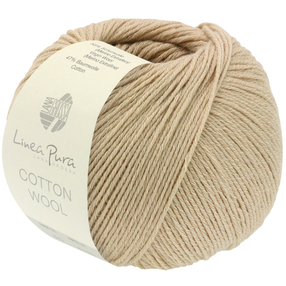 Lana Grossa Cotton Wool kleur 010