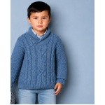 Jongenstrui met kabel Jeans Chiné 7 bollen tot 6 jaar