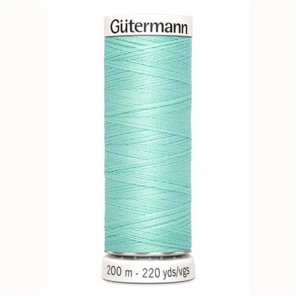 Gutermann Polyester-Nähgarn – 250 M, Babyblau, Für Maschine & Hand, Waschbar Bis 95°C