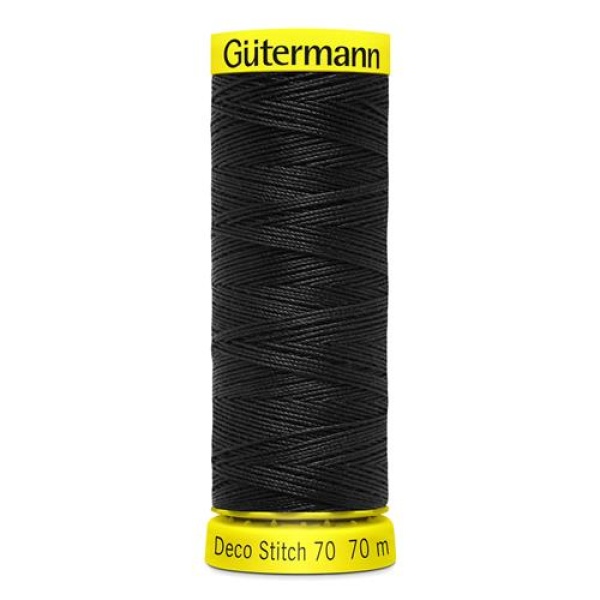 Garen Gütermann Deco Stitch siersteekgaren 70 meter dikte 70 702160 kleur 000