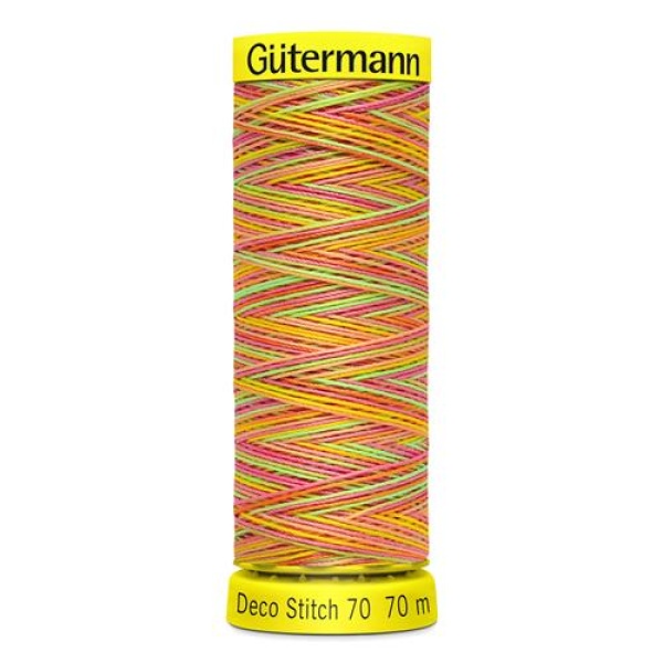 Garen Gütermann Deco Stitch kleur 9873 siersteekgaren multi 70 meter dikte 70 702160