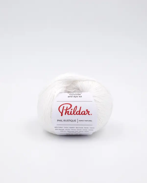 044012_61_S1 Phildar Phil Rustique kleur 0061 Craie