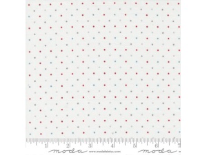 Quiltstof op rol 110 cm breed Moda Lella Botique Old Glory 5206-11 Cloud