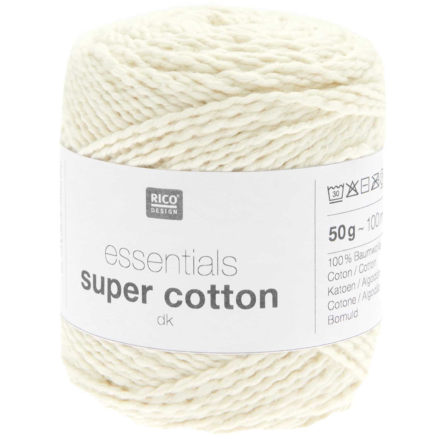 Rico Design Essentials Super Cotton dk kleur 003 Creme