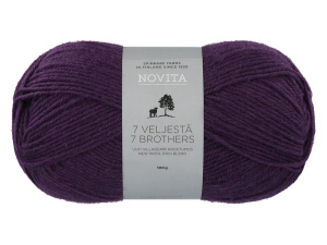 Novita 7 Veljestä 7 Brothers kleur 777 crocus