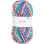 Rico Socks Bamboo Rainbow 4-draads kleur 059 100 gram