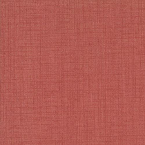 Quiltstof op rol 110 cm breed Moda French General Solids 13529-19 Faded Red