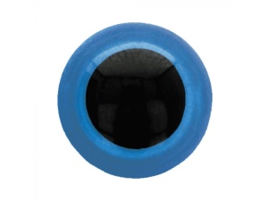 veiligheidsogen 8 mm per paar tweekleurig blauw/zwart
