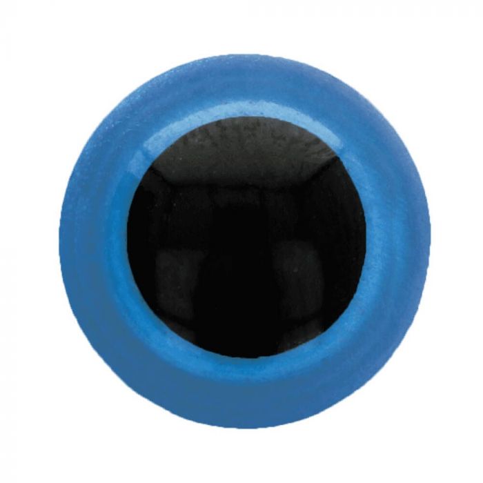 veiligheidsogen 8 mm per paar tweekleurig blauw/zwart