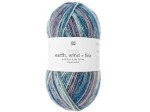 Rico Earth wind + Fire sokkengaren kleur 003 6-draads 150 gram