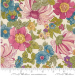 Quiltstof Moda Chelsea Garden 33740-11 Kleur Porcelain 110 cm breed
