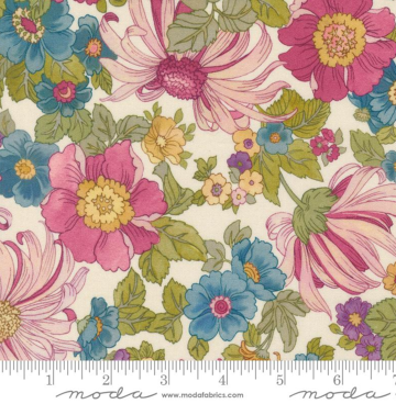 503042_33740-11 Quiltstof Moda Chelsea Garden 33740-11 Kleur Porcelain 110 cm breed