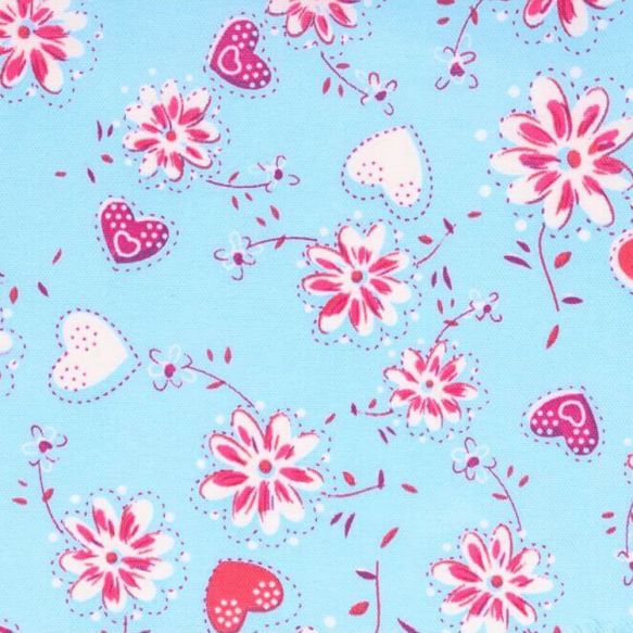 Quiltstof Tissu de Marie Stof harten 96059-2 150 cm breed