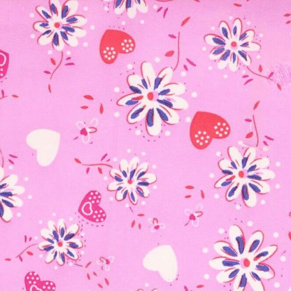 Quiltstof Tissu de Marie Stof harten 96059-4 150 cm breed