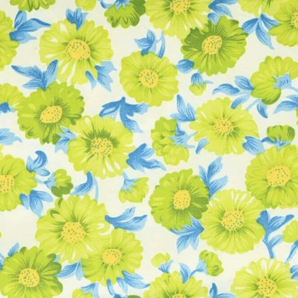 Quiltstof Tissu de Marie Stof bloemen 96069-4 150 cm breed