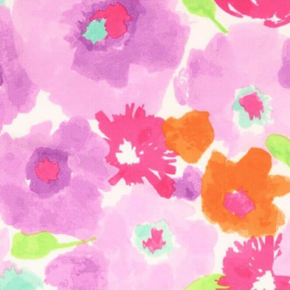 Quiltstof Tissu de Marie Stof bloemen 96070-2 150 cm breed