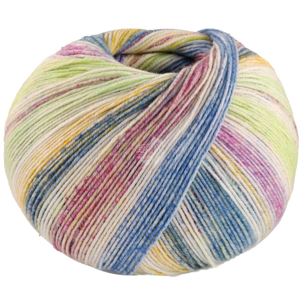 Lana Grossa Cool Wool 4 Socks print kleur 7765