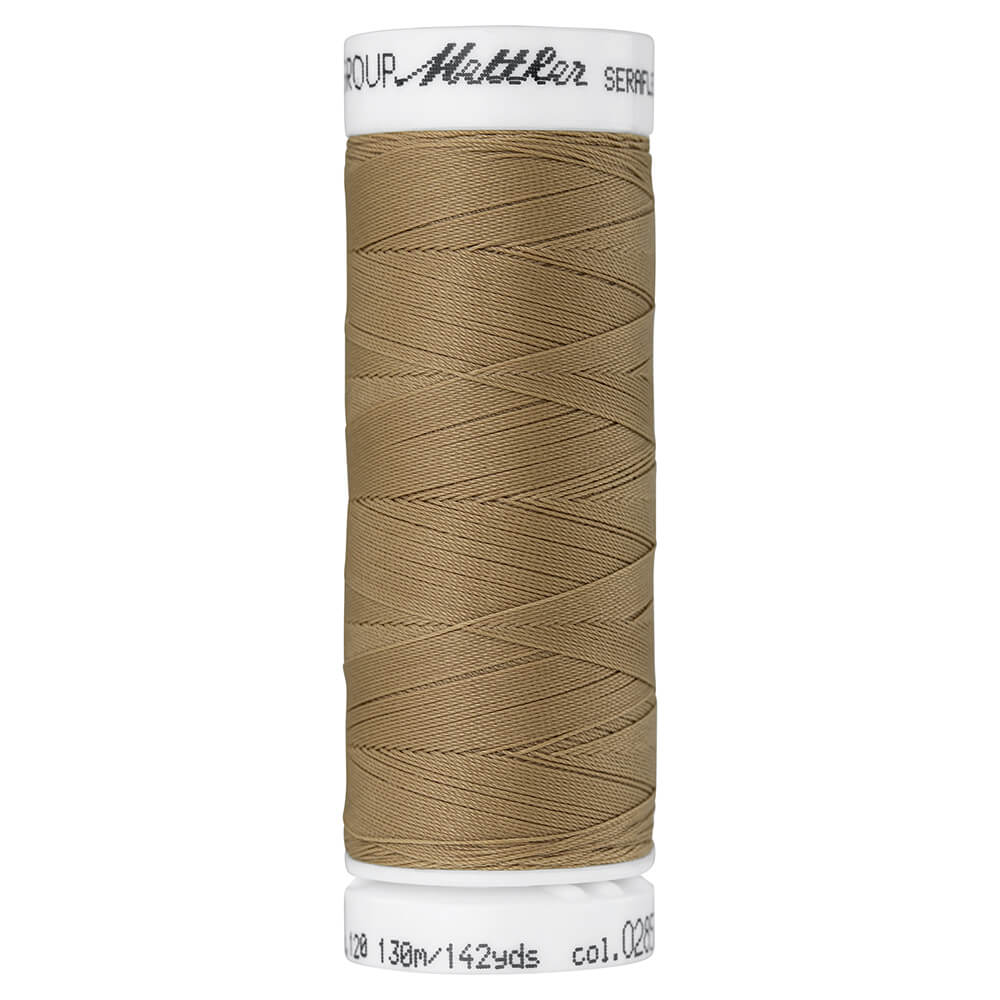 Amann Mettler 7840 Seraflex elastisch naaigaren 130 meter 100% PTT dikte 130 - 0285 Caramel