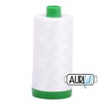 Aurifil Cotton Mako 40 kleur 2021 Naturel White 1000 meter
