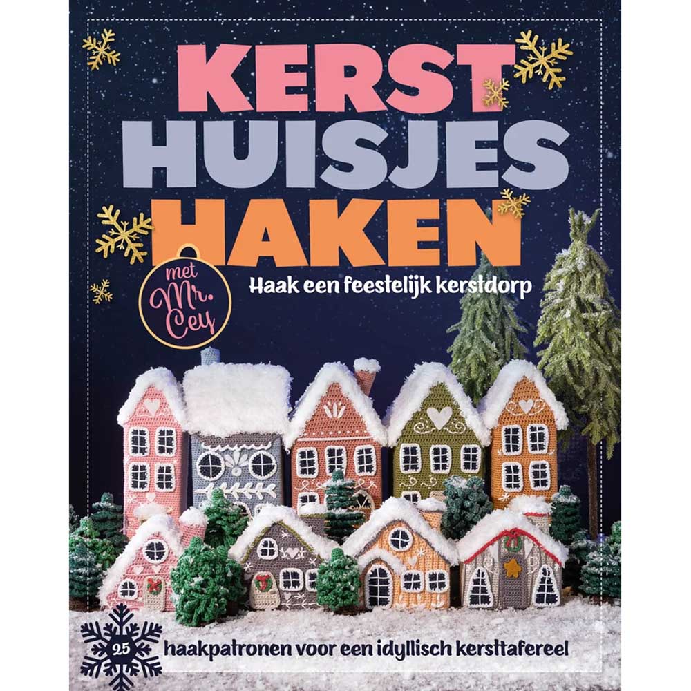 Boek Kersthuisjes haken met Mr. Cey