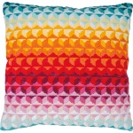 Spansteek kussenborduurpakket Modern 40 x 40 cm