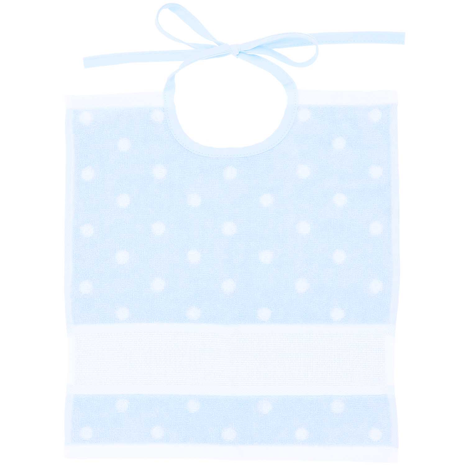 Rico slabber 30x34 cm Blauw met stippen