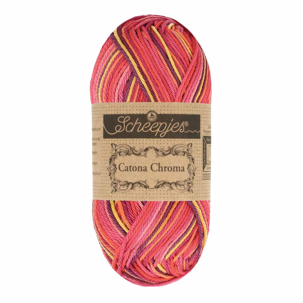 Scheepjes Catona Chroma kleur 016 Sunrise