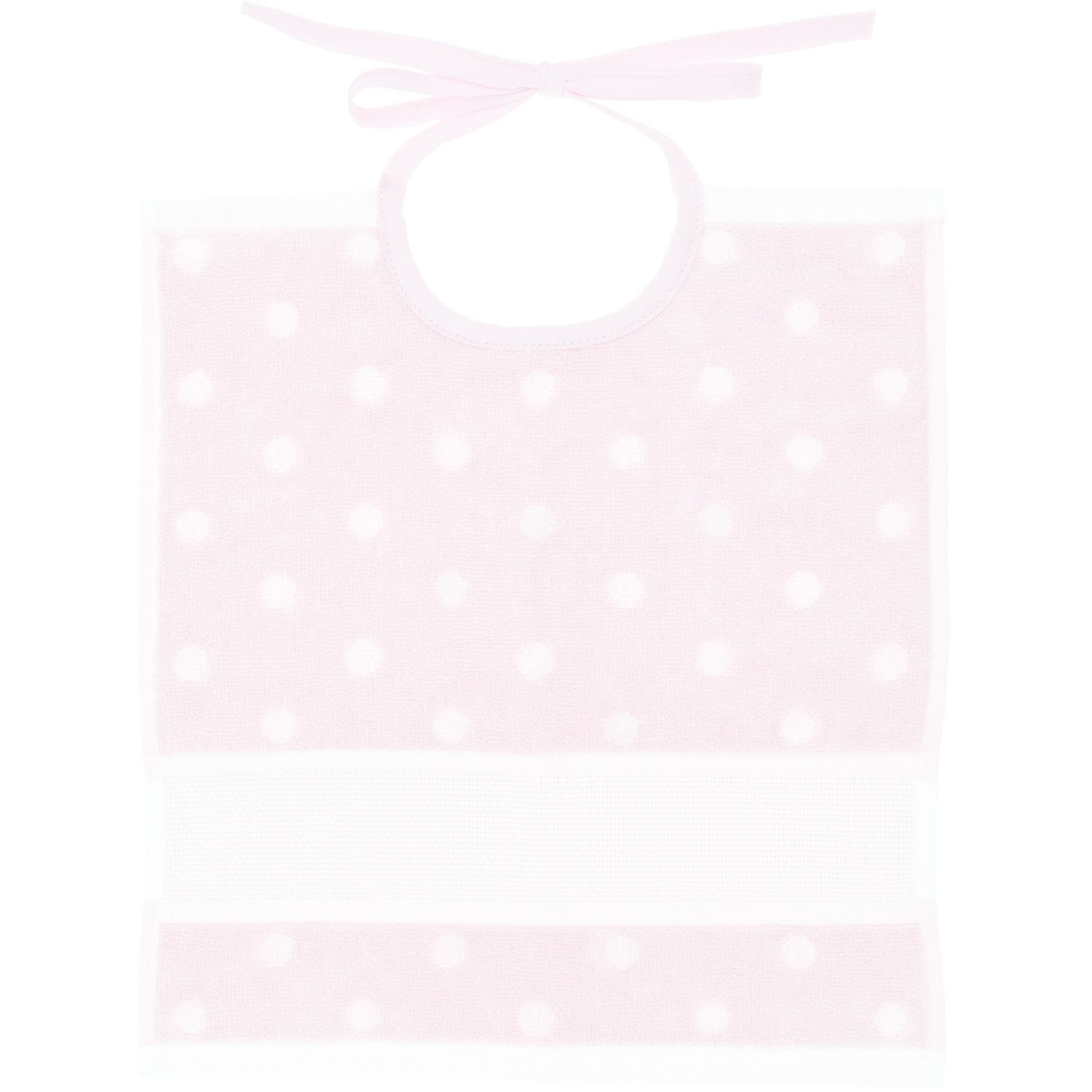 Rico slabber 30x34 cm Rose met stippen