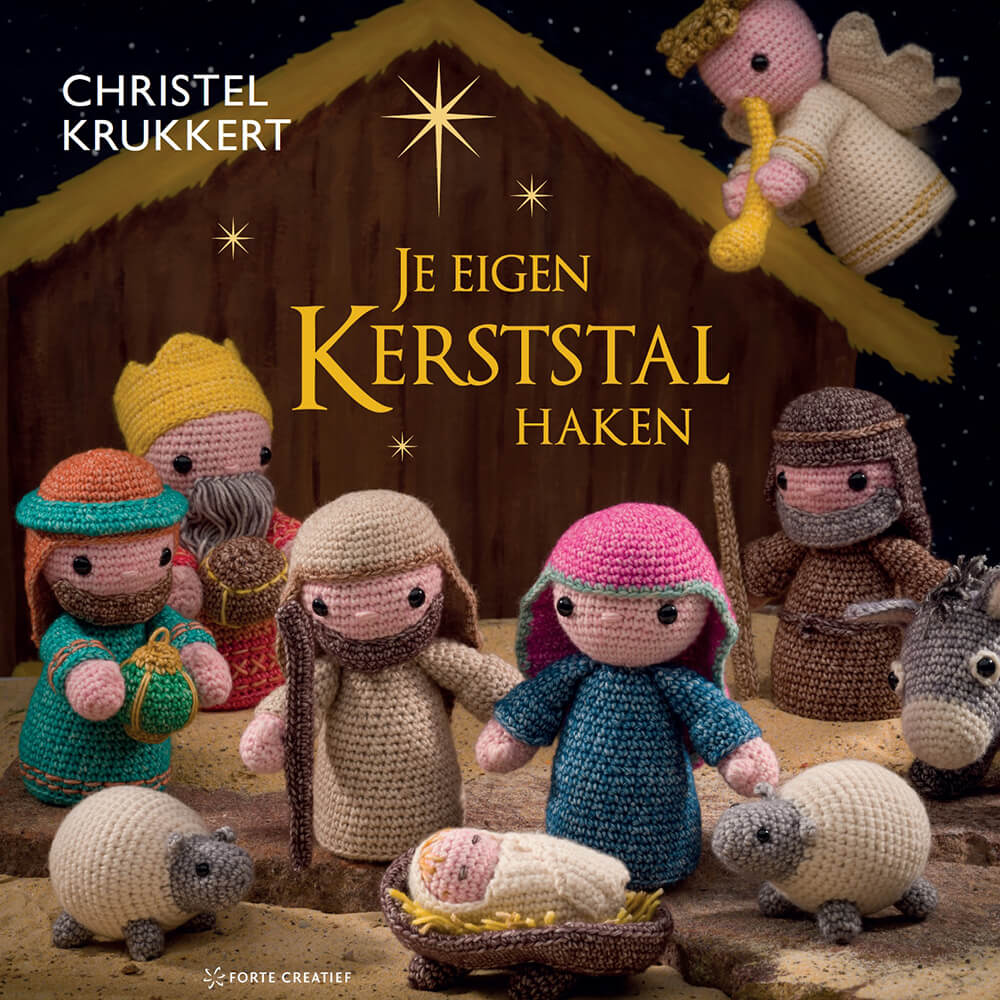 Boek Je eigen Kerststal haken Christel Krukkert