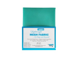 By Annie Mesh Fabric (tassengaas) kleur 209 Turquoise 45 x 137 cm