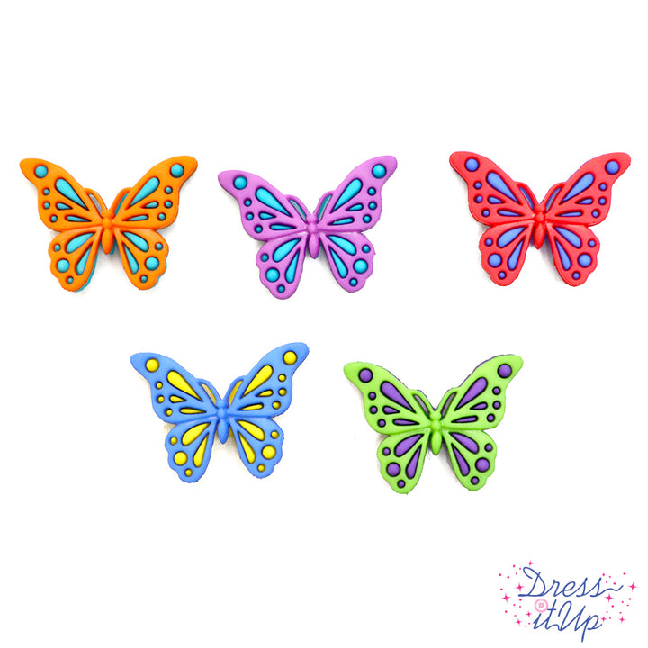 Sierknoopjes Dress it up Vlinders DIU 9006