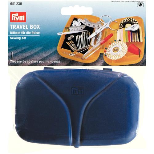 Prym 651239 Travel Box M reisétui kleur Blauw.