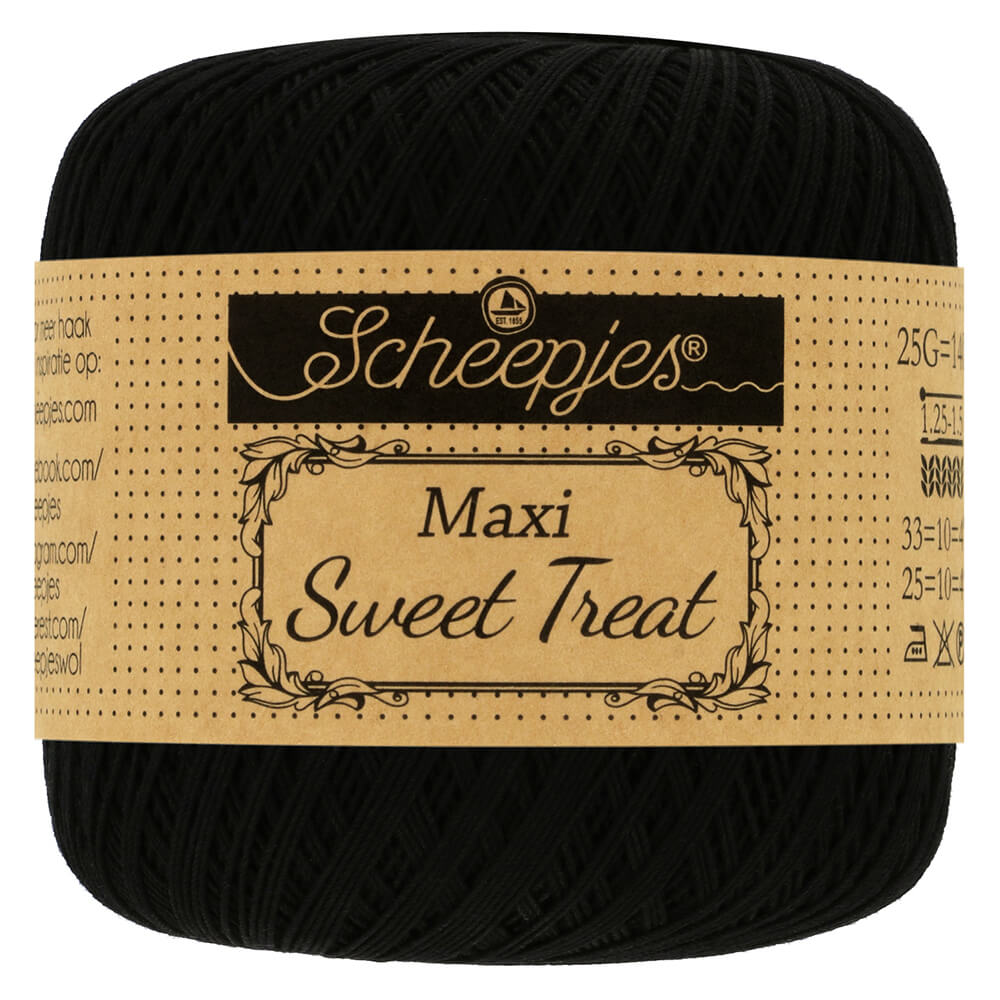 Scheepjes Maxi Sweet Treat 25g kleur 110 Black