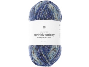 Rico Sprinkly Stripey kleur 007 6 draads 100 gram