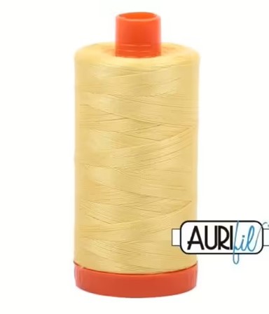 Aurifil Cotton Mako 50 kleur 2115 Lemon 1300 meter