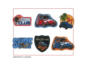 Applicatie California Serie strand 50 x 55 mm